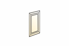 Дверь Декор L297 Шкаф навесной эмаль Мишель 22.16 серый