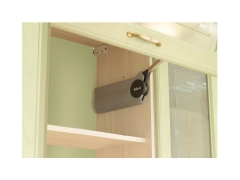 Шкаф-витрина кухонный с системой плавного закрывания Оливия 71.81